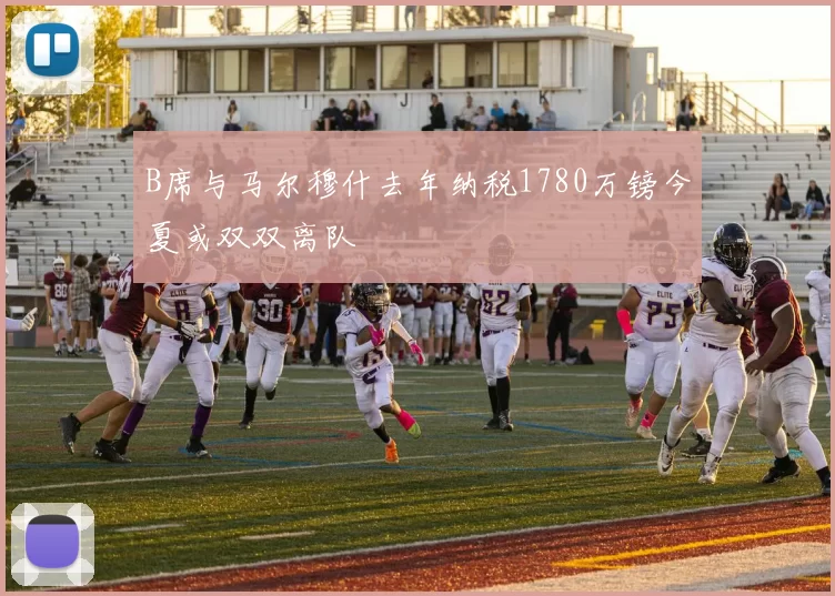 B席与马尔穆什去年纳税1780万镑今夏或双双离队