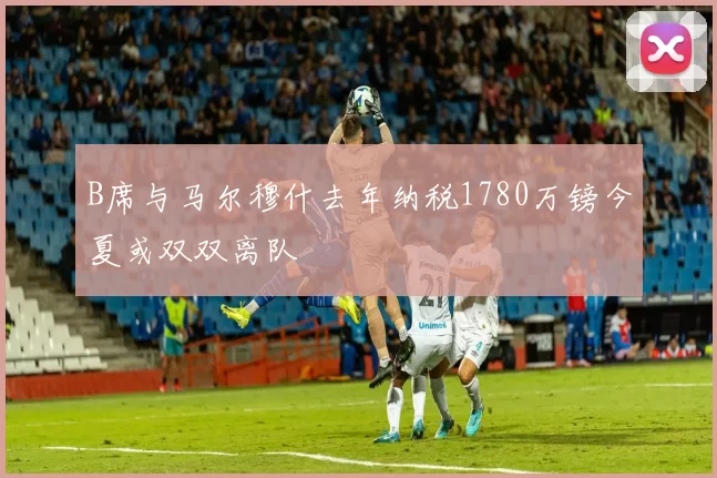 B席与马尔穆什去年纳税1780万镑今夏或双双离队
