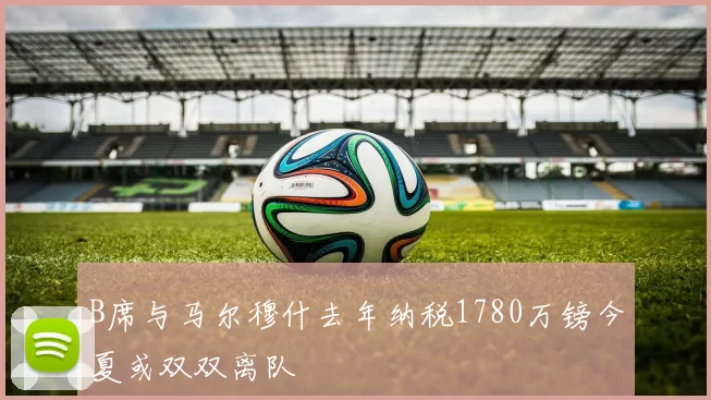 B席与马尔穆什去年纳税1780万镑今夏或双双离队