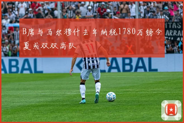 B席与马尔穆什去年纳税1780万镑今夏或双双离队